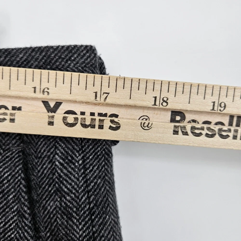J Crew Bowery Pants Mens 32x32 Gray Wool Polyester Blend Flat Front Casual‎